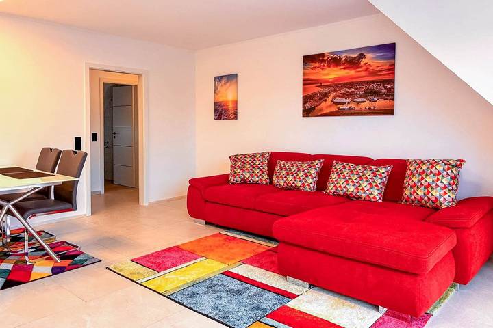 Ganze Wohnung, Ihr Meerglück in Büsum-Ferienwohnung für bis zu 3 Personen 300m vom Meer entfernt in Büsum, Kreis Dithmarschen
