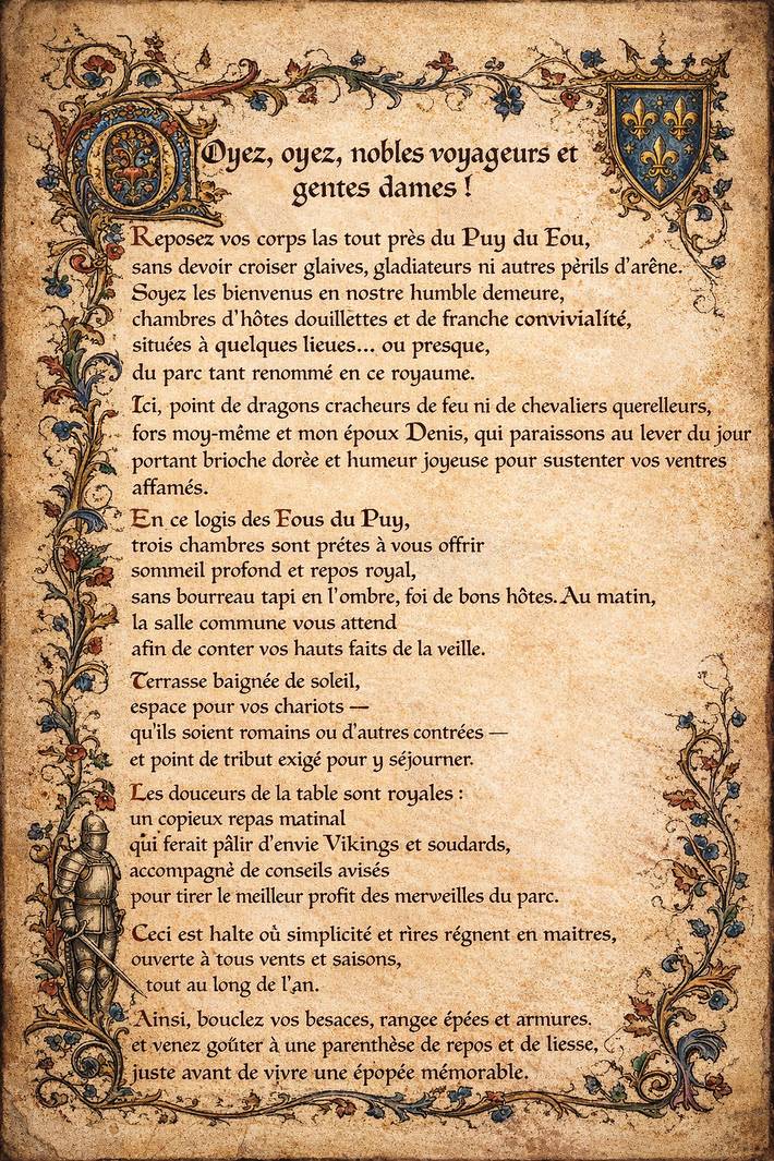 Chambre d’hôte pour 4 personnes en Vendée