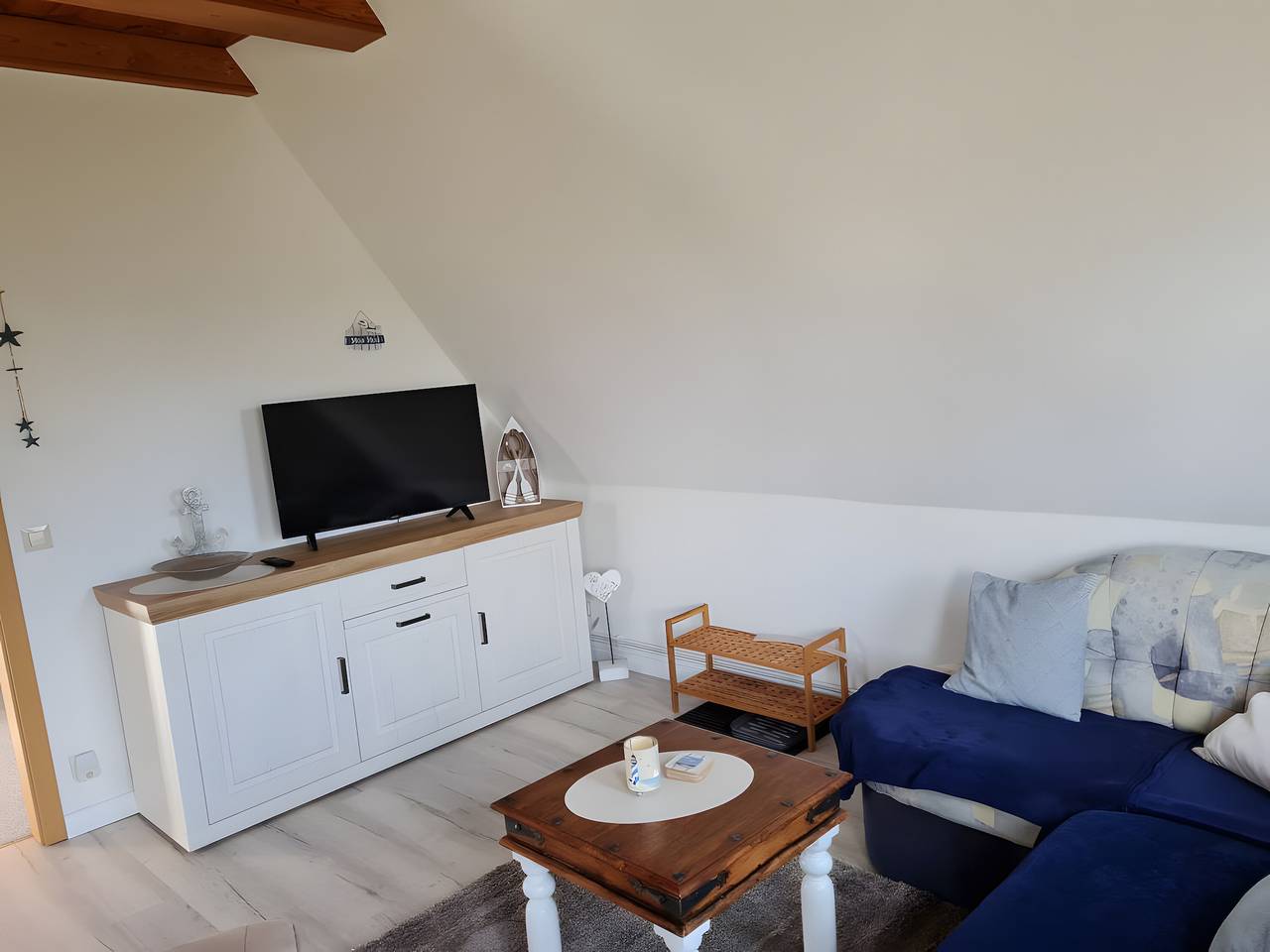 Ganze Wohnung, Apartment 'Fewo Ankerplatz' mit Gemeinschaftsgarten, Balkon und Wlan in Tammensiel, Pellworm