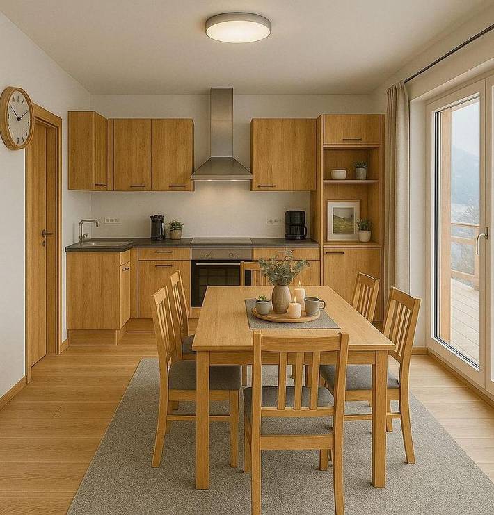 Ferienwohnung für 6 Personen, mit Garten und Ausblick in Pruggern