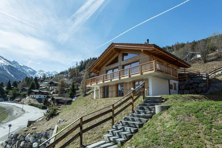 Chalet für 10 Personen, kinderfreundlich in La Tzoumaz