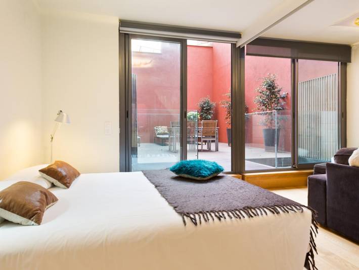 Ganze Ferienwohnung, Appartement avec terrasse privée à Borne Barcelona in Barcelona Zentrum, Barcelona