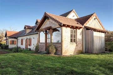 Maison de vacances pour 4 personnes, avec vue et jardin dans Allier