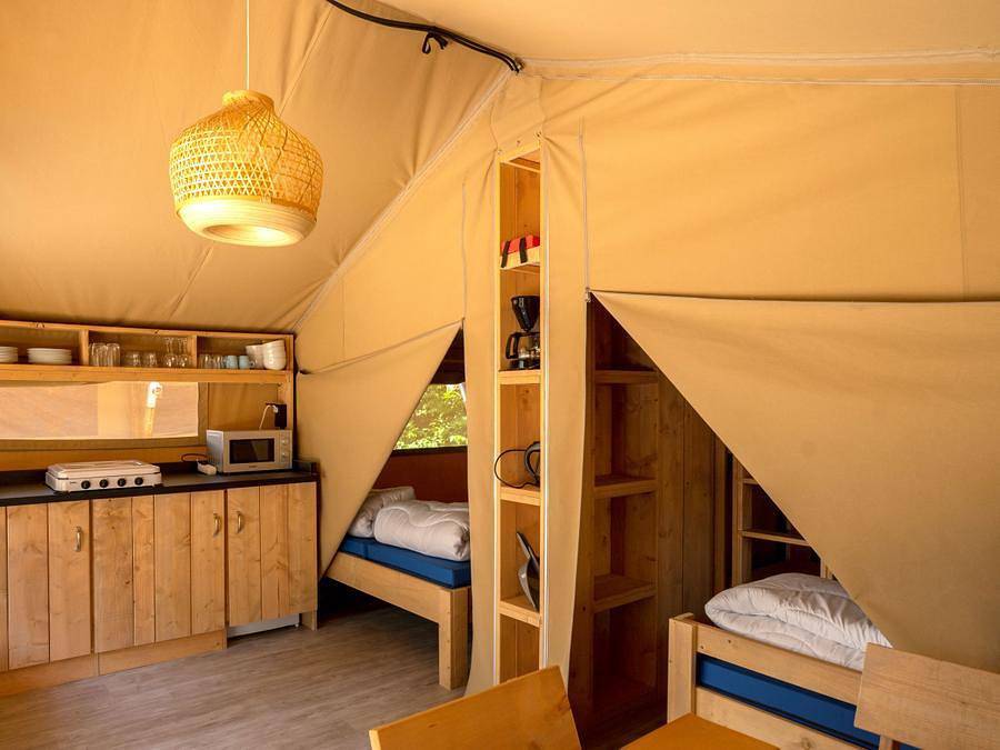 Camping Rcn Le Moulin de la Pique - Safarizelt 5 personen - Safari-Zelt Sagelat in Belvès, Périgord Noir