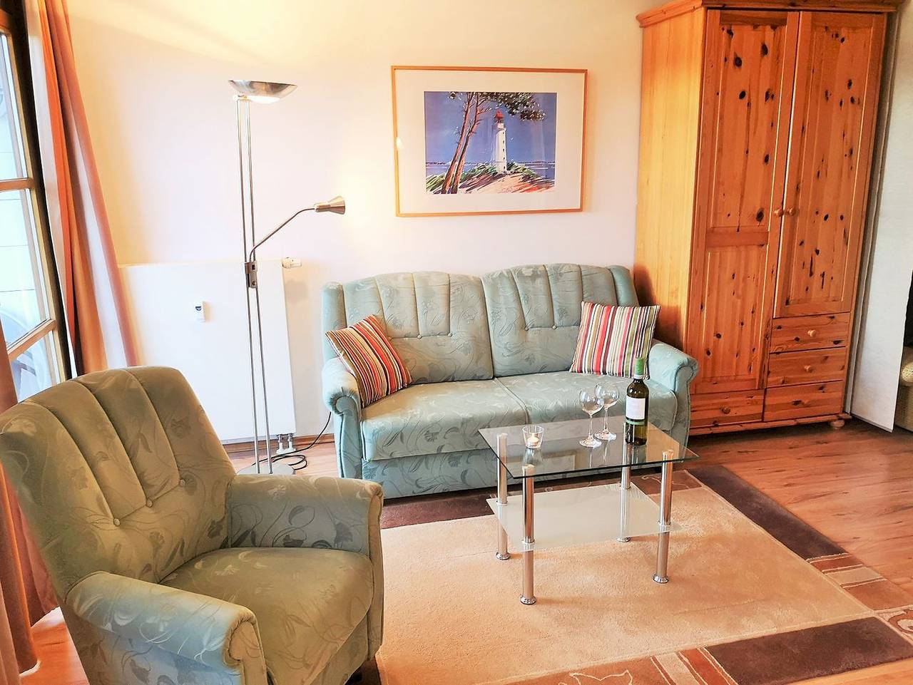 Ganze Wohnung, Am Grün 13 / We 23: komfortable und sehr gemütliche 2-Zimmer-Fewo in Wittenbeck, Rostock und Umgebung