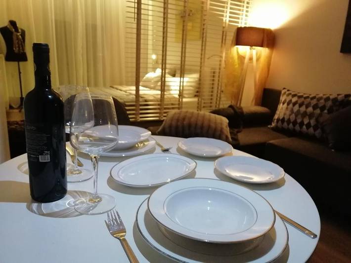 Gîte pour 4 personnes, avec Balcon ainsi que Terrasse et Vue dans Veria