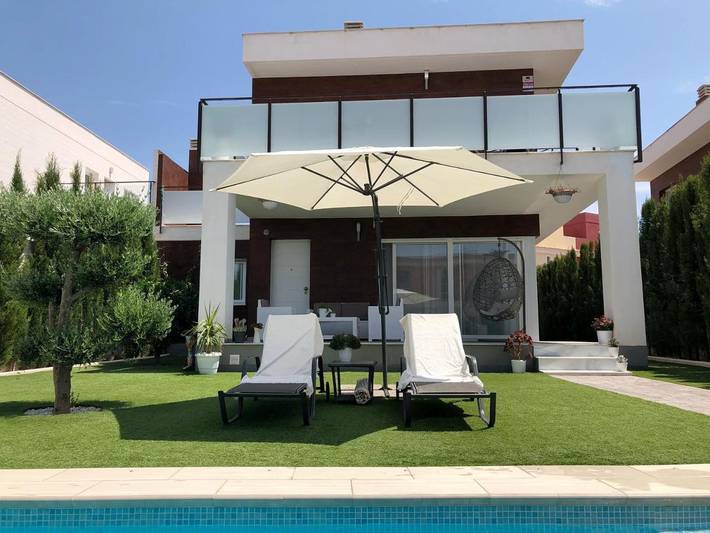 Casa rural para 8 personas, con piscina y jardín en Santa Pola - 3