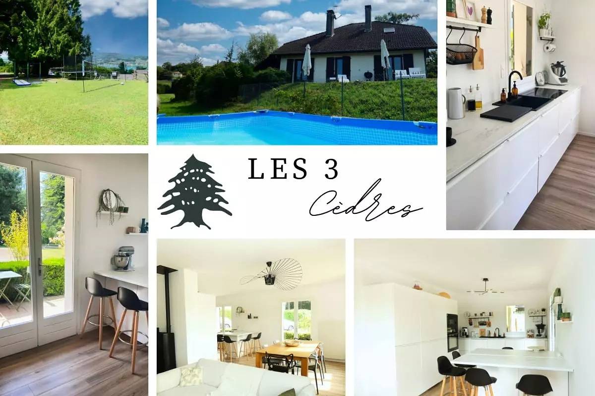 Maisons & Villas pour 10 Personnes in Bilieu, Lac de Paladru