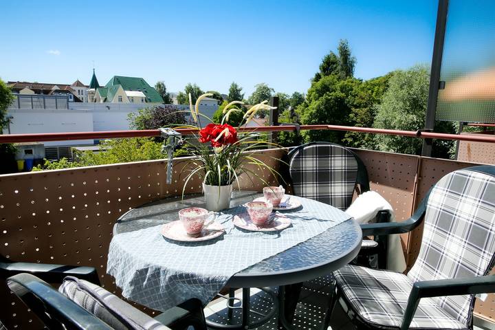 Ferienwohnung für 6 Personen, mit Balkon, mit Haustier in Kühlungsborn