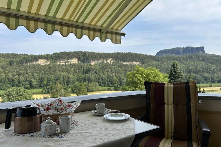 Ferienwohnung für 3 Personen, mit Balkon in Rathen