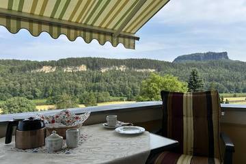 Ferienwohnung für 3 Personen, mit Balkon in Rathen