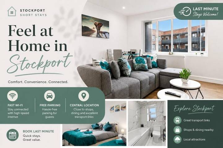 Apartment for 6 people in Stockport