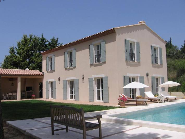 Location de vacances pour 12 personnes, avec jardin ainsi que vue et piscine à Campagnan - 4