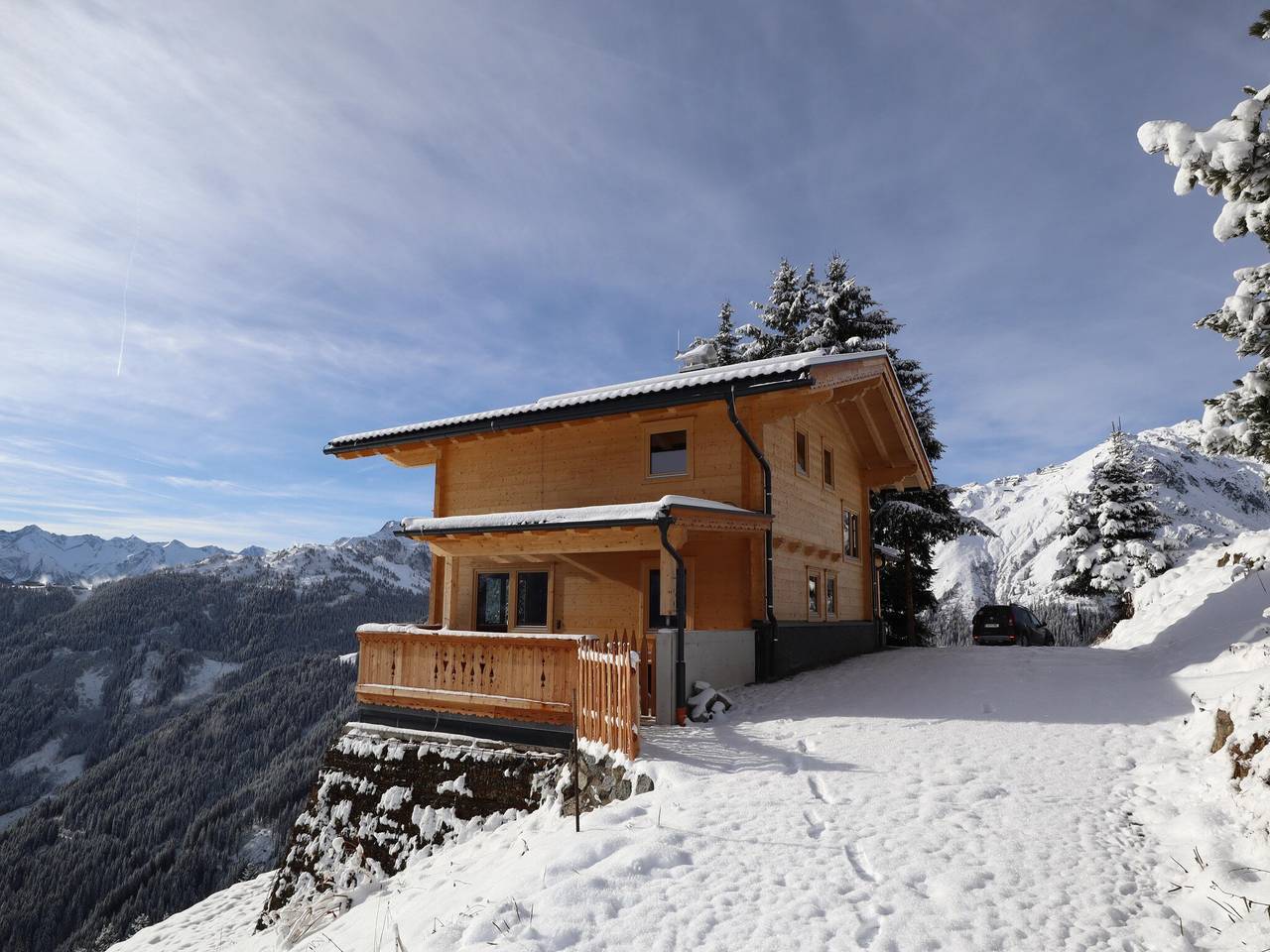 Chalet op 1700m hoogte met panoramisch uitzicht in Tux Alps, Hippach