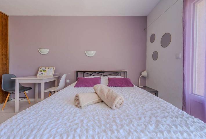 Appartement de vacances pour 2 personnes, avec Balcon ainsi que Terrasse et Jardin