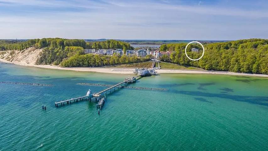 Ferienwohnung für 3 Personen, mit Balkon und Garten in Sellin