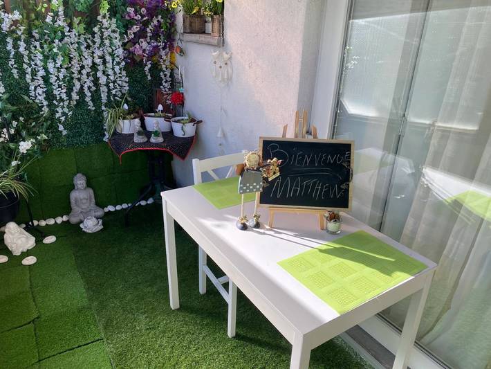 Appartement de vacances pour 2 personnes, avec Terrasse dans Hainaut