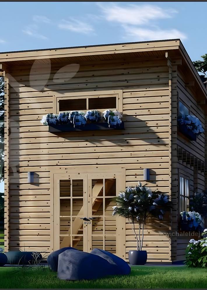 Chalet « Le Aimée » avec terrasse partagée, Wi-Fi et climatisation in Sainte-Marguerite-sur-Fauville, Région du Havre