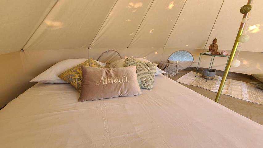 Tente pour 2 personnes, avec jardin et vue en Ille-et-Vilaine - 3