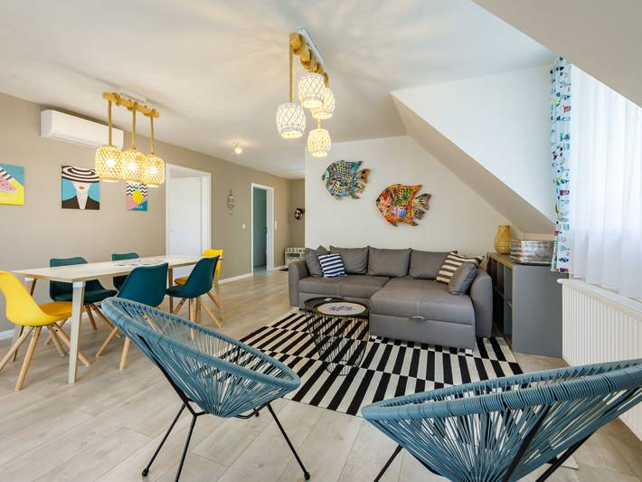 Ferienwohnung für 7 Personen, mit Seeblick und Garten sowie Terrasse in Plattensee Südufer - 4