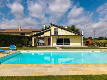 Villa pour 10 personnes, avec jardin ainsi que piscine et vue à Venise