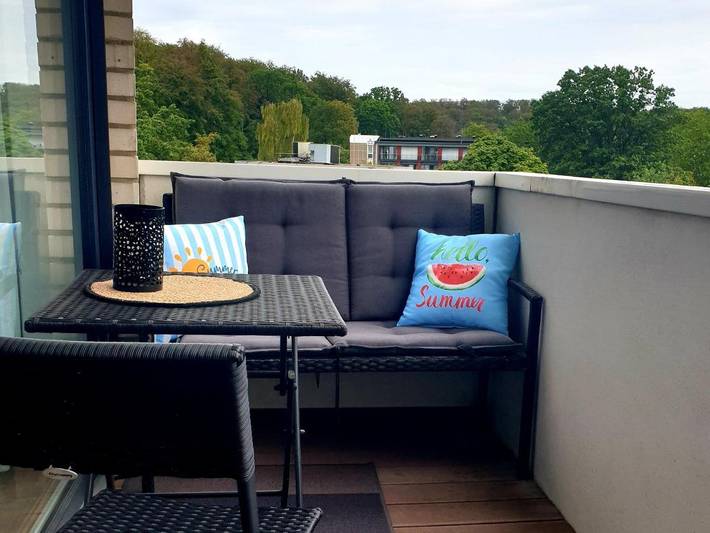 Vakantiewoning voor 2 personen, with Balkon and Terras as well as Tuin and Sauna in Bad Rothenfelde