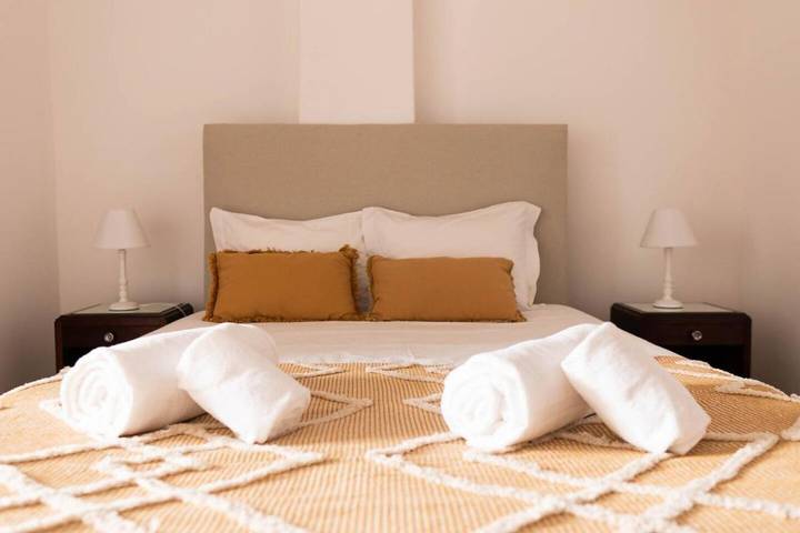 Apartamento de férias para 6 pessoas, com varanda em Praia da Areia Branca