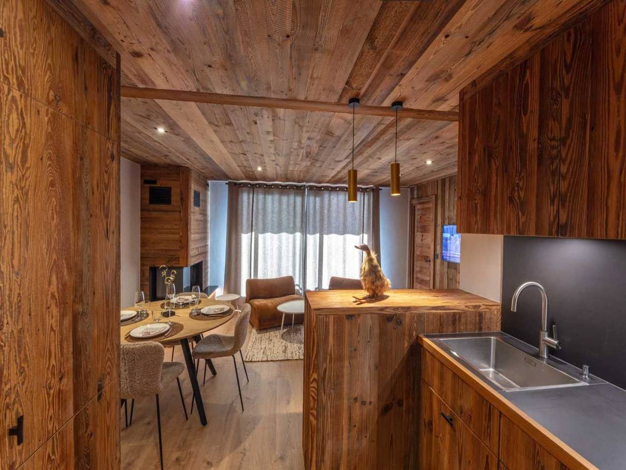Appartement entier, Modern 2 bedroom apartment, close to ski lifts in Megève, Pays du Mont-Blanc