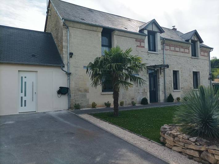 Chambre d’hôte pour 2 personnes, avec Terrasse ainsi que Jardin et Vue