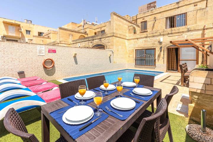 Villa pour 7 personnes, avec Balcon et Piscine à Malte