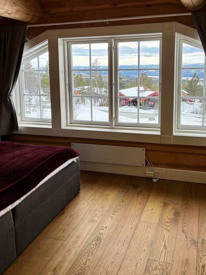 Blockhütte mit direktem Zugang zu den Pisten am Renåfjellet in Rendalen
