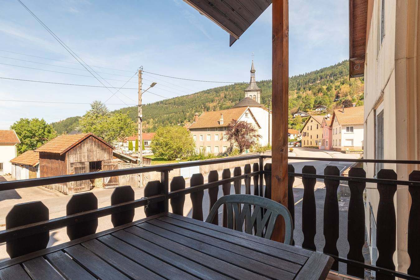 Cottage „Gîte De Montagne“ mit Bergblick, privater Terrasse und Wlan in Ventron, Regionaler Naturpark Belchen der Vogesen