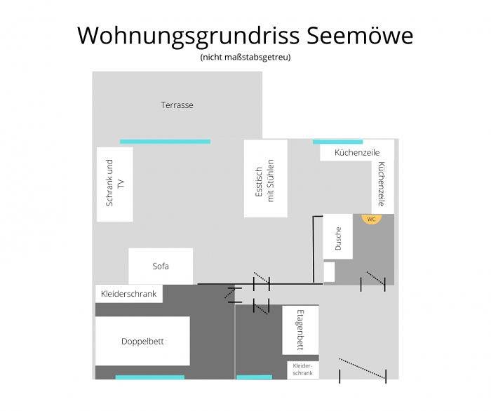 Bauernhof für 4 Personen, mit Balkon und Balkon/Terrasse sowie Terrasse und Garten in Elbe-Weser - 4