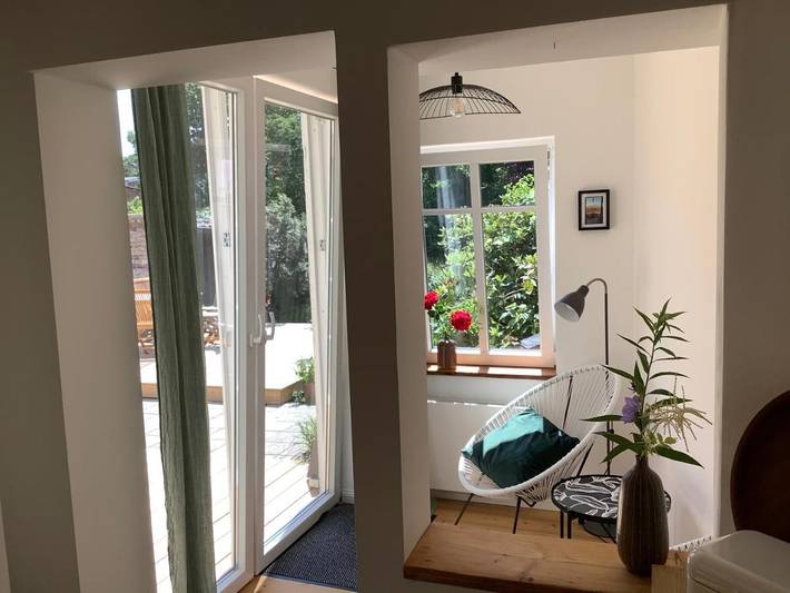 Ferienhaus für 6 Personen, mit Balkon und Terrasse sowie Garten in Lübeck (Stadt)