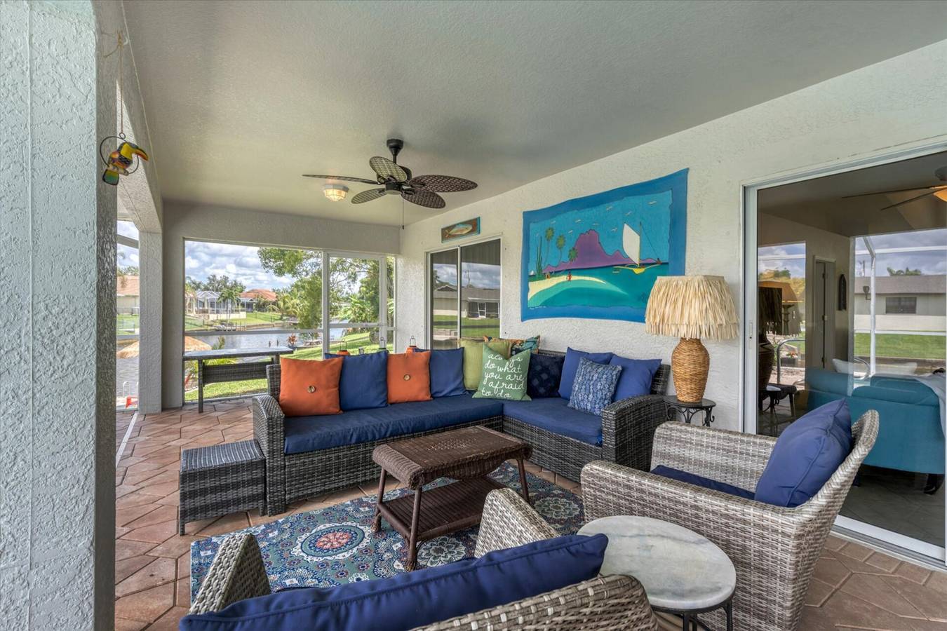 Relaxing Cape Coral Villa 1000: Pool on the Canal in Cabo Coral, Southwest Florida