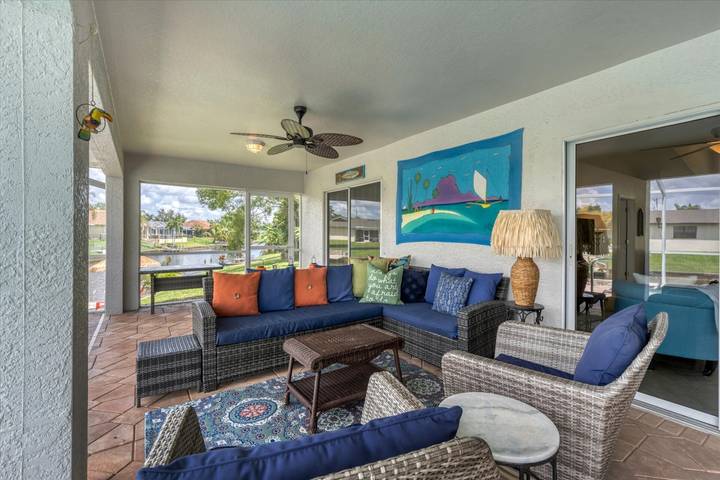 Location de vacances pour 8 personnes, avec piscine et balcon/terrasse, adapté aux familles à Cape Coral - 3