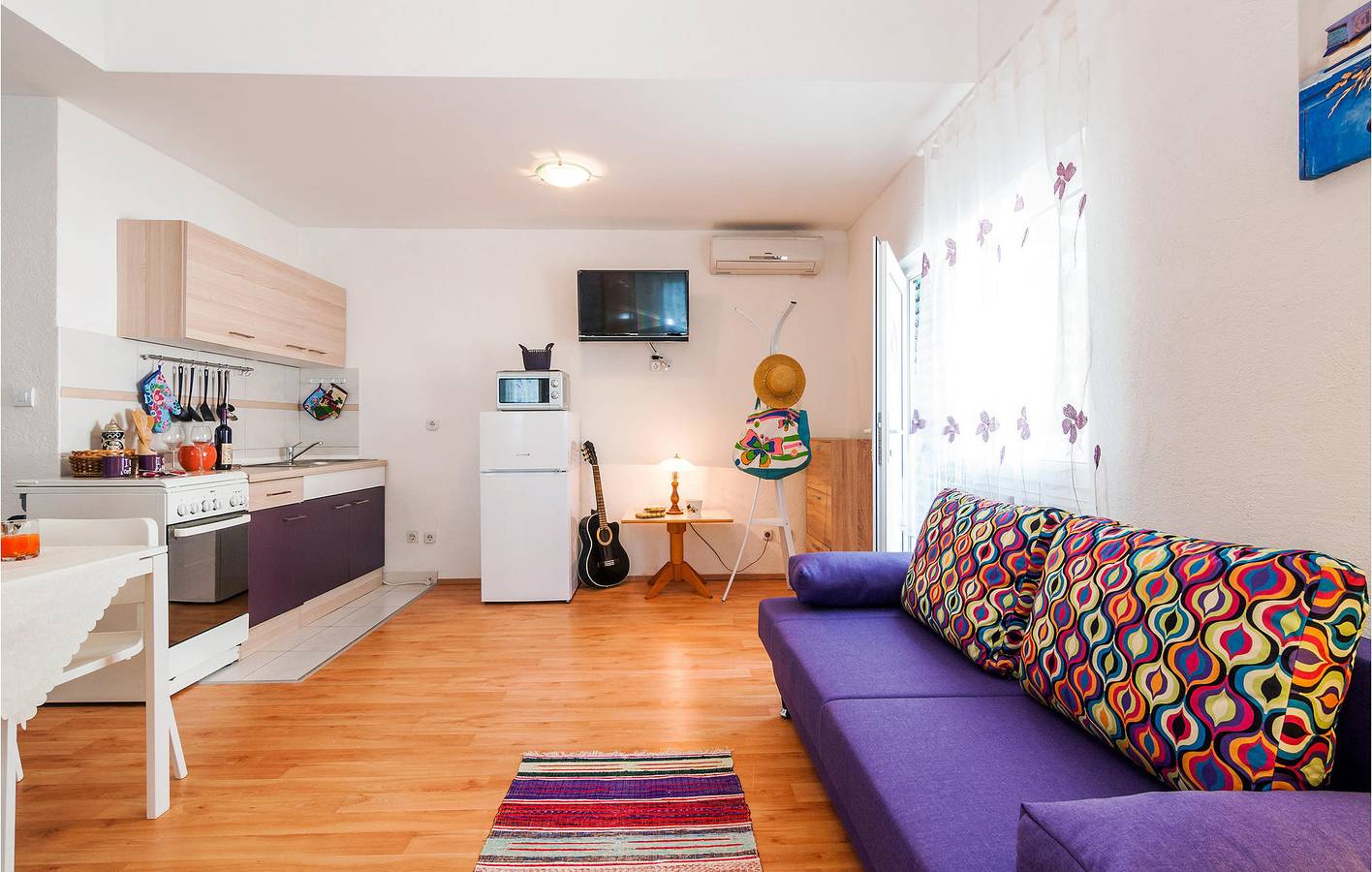 Geheel vakantieappartement, Vakantieappartement voor 4 personen met tuin in Vinjerac, Zadar