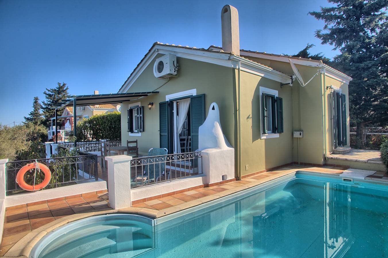 Holiday Home 'Villa Ostria' with Sea View, Private Pool and Wi-Fi in Greece