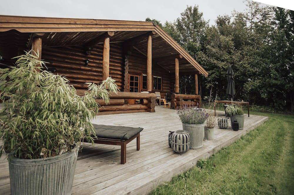 Luxurious log house near water, fjord and forest in Dalby Huse, Frederikssund und Umgebung