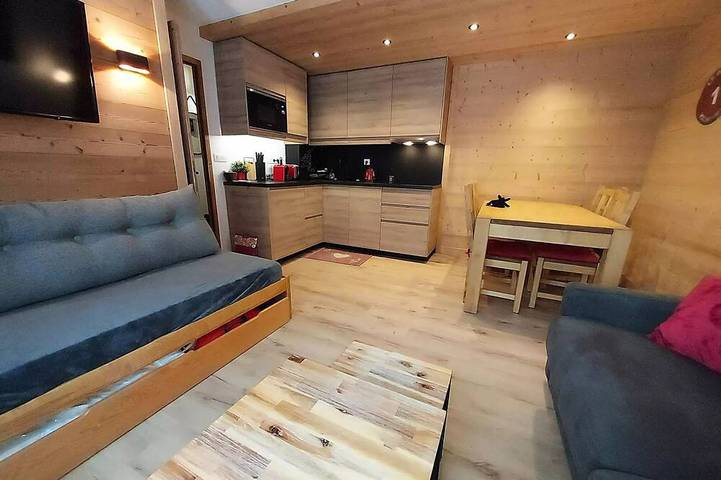 Chalet pour 4 personnes, avec terrasse dans Valmorel
