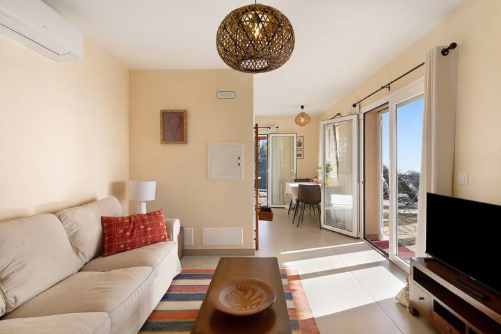 Casa de vacaciones "Casa Inti" con vistas al mar, jardín privado y Wi-Fi in Tijarafe, La Palma Norte