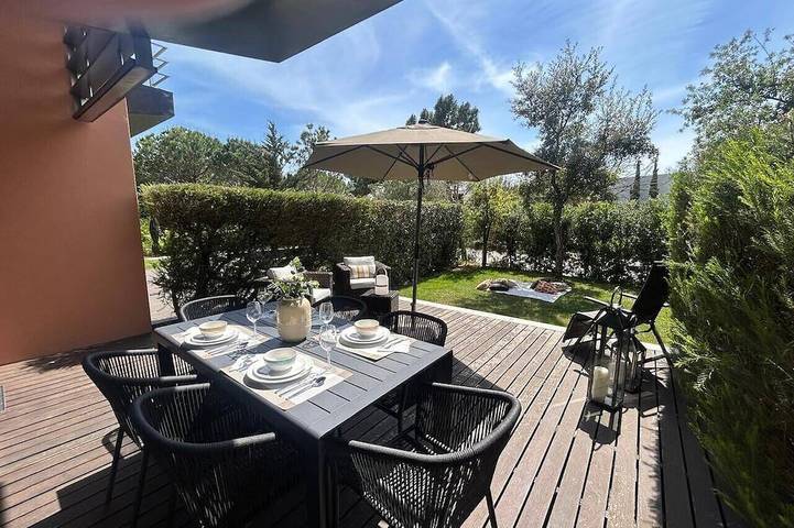 Villa pour 6 personnes, avec balcon et jardin à Péninsule de Troia
