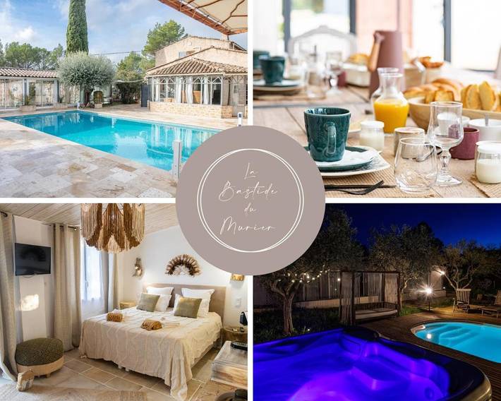 Chambre d’hôte pour 2 personnes, avec jacuzzi et sauna ainsi que jardin et piscine à Cotignac - 2