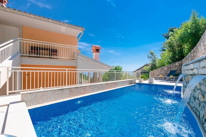 Ferienhaus für 6 Personen, mit Pool und Balkon in Moscenicka Draga - 3