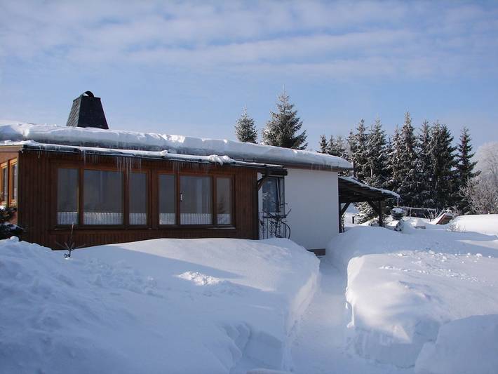Ferienhaus für 4 Personen, mit Seeblick und Ausblick sowie Terrasse und Garten im Ostharz - 4