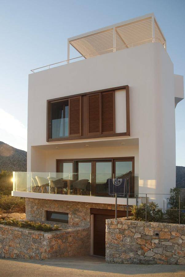 Villa pour 6 personnes, avec vue ainsi que vue sur le lac et jardin à Bali (Crète) - 3