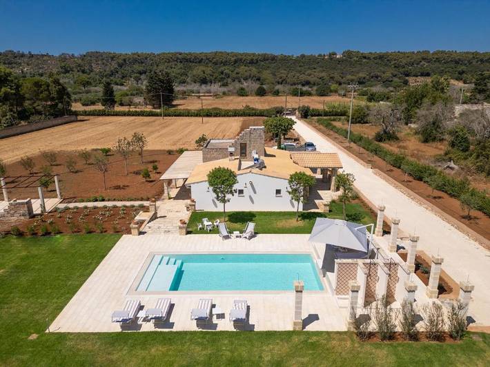 Appartamento per 4 persone, con piscina e terrazza nonché giardino in Ruffano