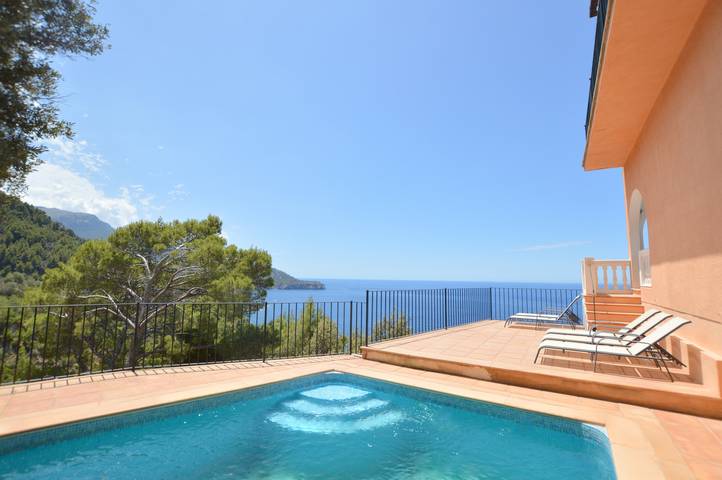 Ferienhaus für 10 Personen, mit Balkon und Terrasse sowie Garten in Sóller