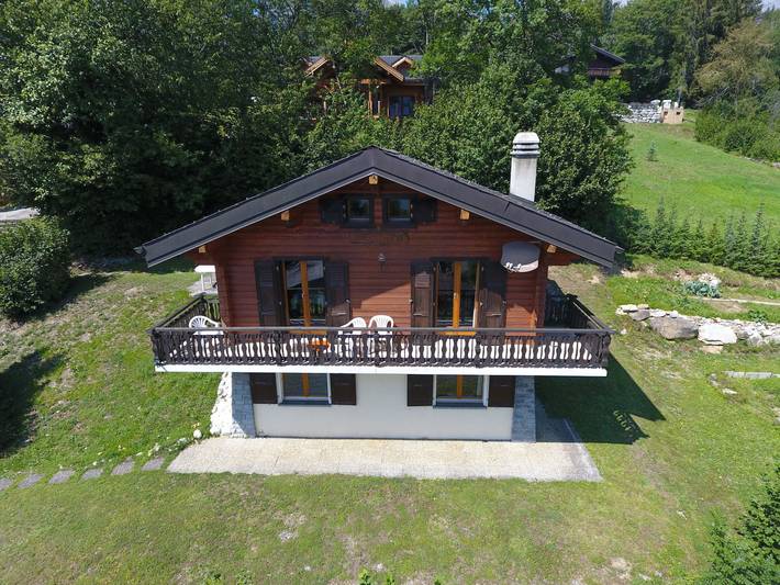 Chalet für 6 Personen, mit Balkon und Terrasse sowie Garten in Leytron