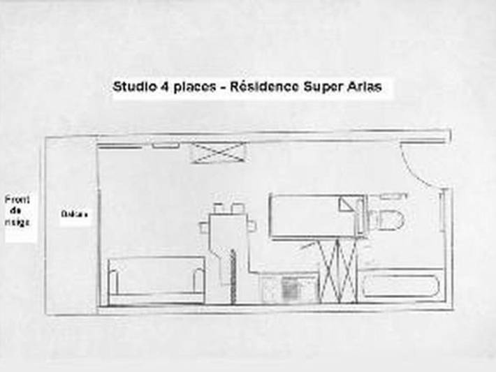 Estudio entero, Estudio para 4 con acceso directo a pistas in La Pierre Saint-Martin, Arette